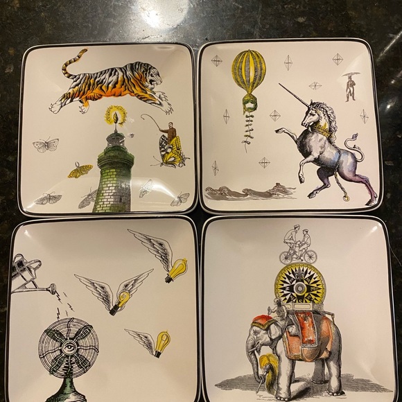 Pottery Barn Dining Pottery Barn Whimsical Square Appetizersnack